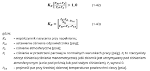 Warunek stosowania oraz wzór na współczynnik korekcyjny nastawu oddechowego